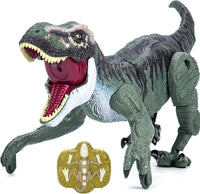 VERTOY Remote Control Dinosaur Toys for Kids - Grey T-rex