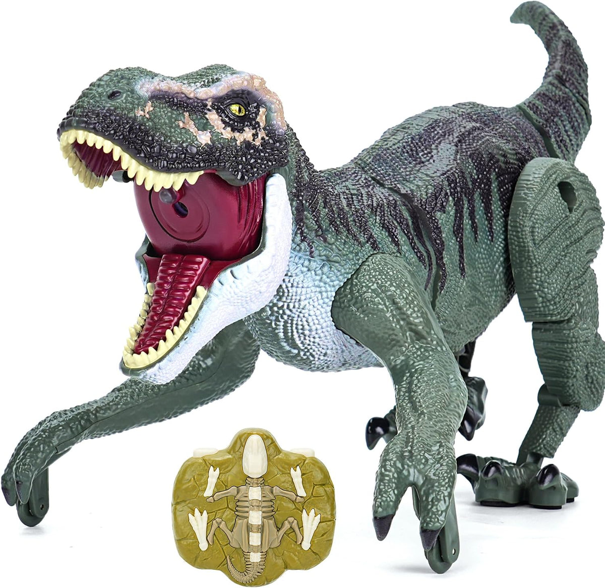 VERTOY Remote Control Dinosaur Toys for Kids - Grey T-rex