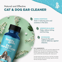 Itch Relief and Ear Infection Treatment for Dogs & Cats, Natural Ear Mites Treatment for Cats and Dogs Soothes Itchy Ears, Reduces Swelling, Otitis, Pain & Inflammation, 400 Easy to Give Tiny Pills