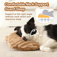 Dog Calming Pillow, Soft and Neck-Friendly - X-Large ( 17" × 10" ) / Coffee - image 2