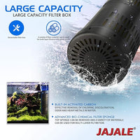 Water Pump 210 GPH 3-in-1 Submersible Internal Filter Aquarium Powerhead Water Pump Ultra Quiet for Aquarium,Fish Tank-4 Pack