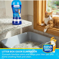 Fresh Step Charcoal Odor Eliminating Cat Litter Box Powder - Unscented / 15 Ounce (Pack of 2) - image 2