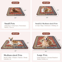 HAOCOO Washable Pee Pads for Dogs, Super Absorbent Reusable Puppy Training Pads, (2 Pack) 2Ft x 2Ft Dark Red Waterproof Leak-Proof and Non-Slip Whelping Pads Potty Pads for Pet Housebreaking