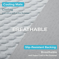 MICROCOSMOS Dog Sleeping Pad & Pet Cooling Mat - 36" x 36" / GreyWhite - image 4