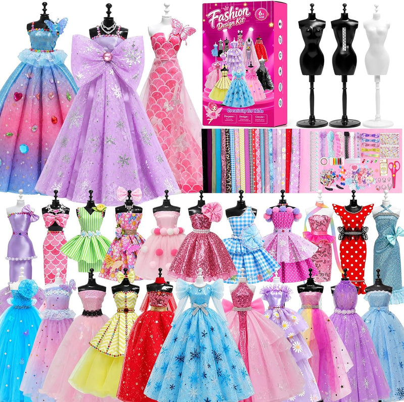 Axirata 1500+PCS Fashion Designer Kit for Girls with Fashion - 600+PCS Fashion Design Kit