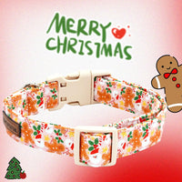 Elegant little tail Dog Collar - Pink Gingerbread Man / Medium (Pack of 1) - image 4