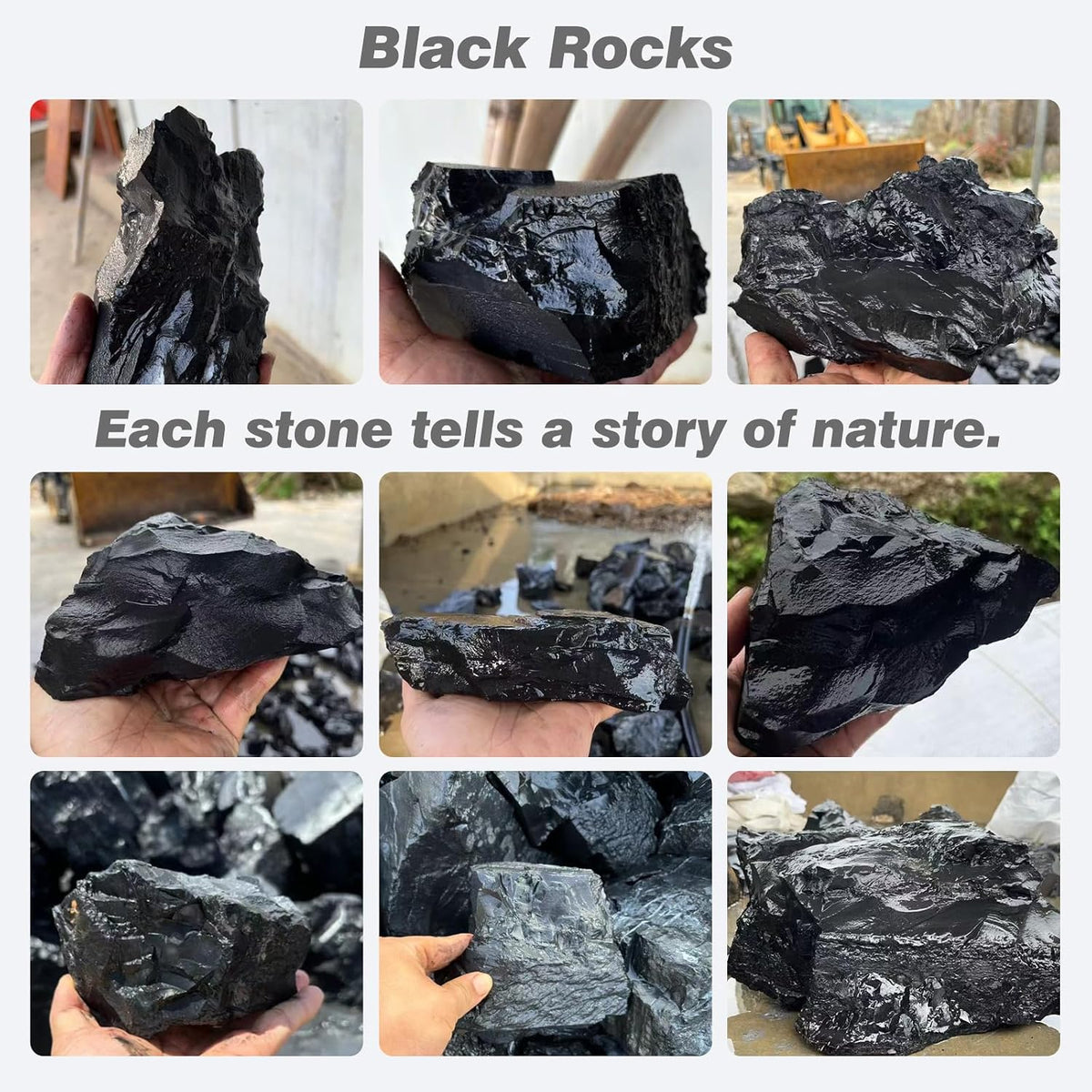 Aquarium Rock 5lb Fish Tank Stones for Aquarium Aquascape - 10LB(7pcs)3-7in. - image 4