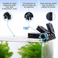 hygger Aquarium Chillers Fan - 3-Fan Head - image 2