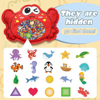 Joyreal seek and find busy bags shaped like a bear, ice cream and crab - view 4