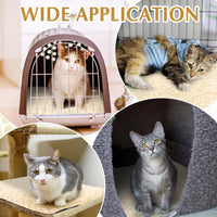 Drydiet 4 Pack Self Warming Cat Mat for Pets - 16 x 20 Inch / Camel / Solid - image 4