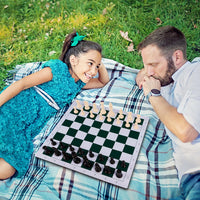 Juegoal 20" Portable Chess & Checkers Set - image 4