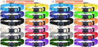 Puppy ID Collars, Super Soft Nylon Whelping Set - S (Pack of 2)