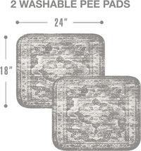 Washable Pee Pads for Dogs - Super Absorbent Reusable Puppy Training Pads - 100% Waterproof, Leak-Proof & Non-Slip Whelping Pads for Pet Housebreaking