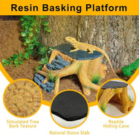 Bearded Dragon Basking Platform - M: 9×8.7×3.7 inch | Style-A - image 4
