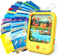 Qiaojoy Kids Learning Tablet Educational Learning Pad for Toddlers 2-5 – Fun for Kids & Family - Yellow