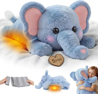 Mewaii Weighted Stuffed Animals Black Cat Plush - Blue / 23 Inch