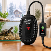 FREESEA Adjustable Turtle Tank Heater: Precise Temperature Control - 50W(1-10gallon)