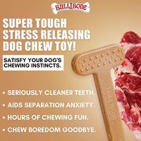 Bullibone Nylon Dog Chew Toy for Aggressive Chewers - Beef / XL - Single - image 2