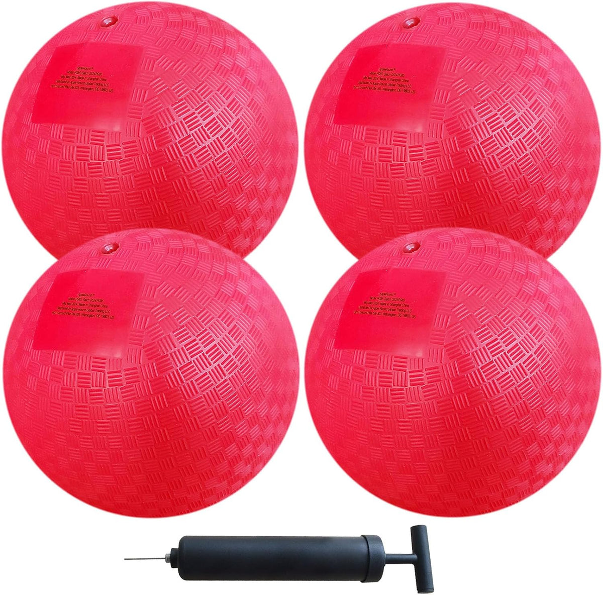 AppleRound 8.5-inch Dodgeball Playground Balls - Red