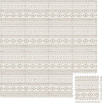 Play Platoon Kids Play Mat, 9 Tile 72x72 Inch - 96"L x 96"W x 0.6"Th / Canyon
