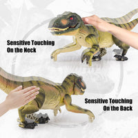 VERTOY Remote Control Dinosaur Toys for Kids - Green T-rex - image 4