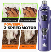 Whisper Quiet Dog Nail Grinder Safe & Stress-Free for Sensitive Dogs - Blue - image 4
