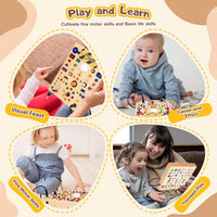 Busy Board with LED Light Switches - Large Busy Board - image 3