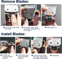 3 Pack 10 Clipper Blade Compatible with Andis - 10# 3PACK - image 2