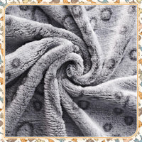 Tegeme 12 Pcs Puppy Blanket for Litter Dog Cat - Gray / 30 x 20 Inch - image 4