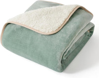 Bedsure Waterproof Dog Blankets for Small Dogs Soft Cat Blanket Warm - S(25x35") / Light Green