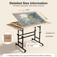 ALL4JIG 1500 Piece Puzzle Table with Legs - image 4
