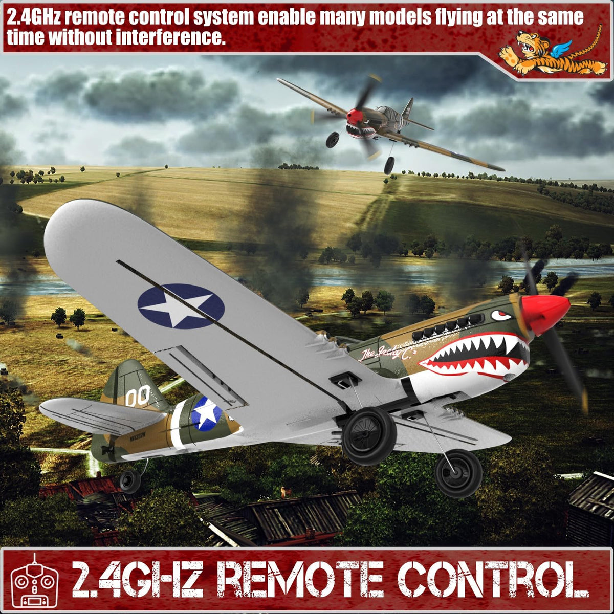 LEAMBE RC Plane 4 Channel Remote Control Airplane - image 4