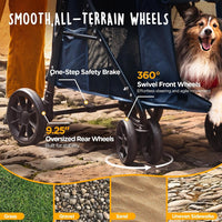CANINE CANYON Scout Pet Stroller - Navy Blue - image 4