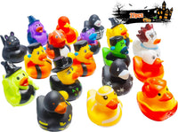 Holydeck 27-piece Halloween rubber ducks in 17 spooky styles with gift cards - view 11