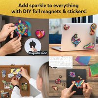 Skillmatics Foil Fun Unicorn & Princesses, Foil Art & Craft - 5. Pretty Patterns - image 2