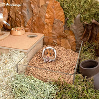 Niteangel Natural Coco/Cork Hamster Bedding Pet Litter for Dwarf Syrian Hamsters, Gerbils, mices, Degus or Other Small Animal