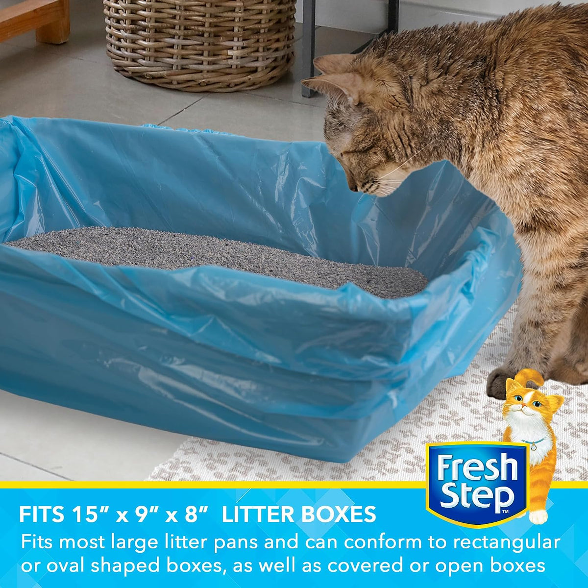 Fresh Step Drawstring Cat Litter Liners, Scented, 2-Pk - Fresh Scent / 7 Count (Pack of 3) - image 4