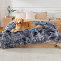 Luciphia Calming Waterproof Dog Blanket - Tie-dye Grey / 60"x80"