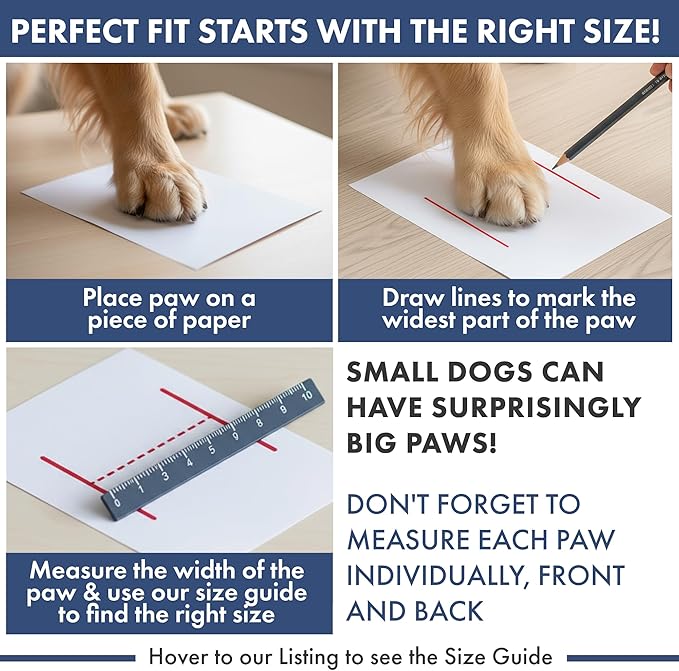 Spark Paws Dog Shoes, Waterproof Dog Boots for Medium to Large Dogs, Non Slip, Breathable Dog Booties and Paw Protectors - 4PCS Doggie Hiking Boots with Reflective Straps, Red, Size 4