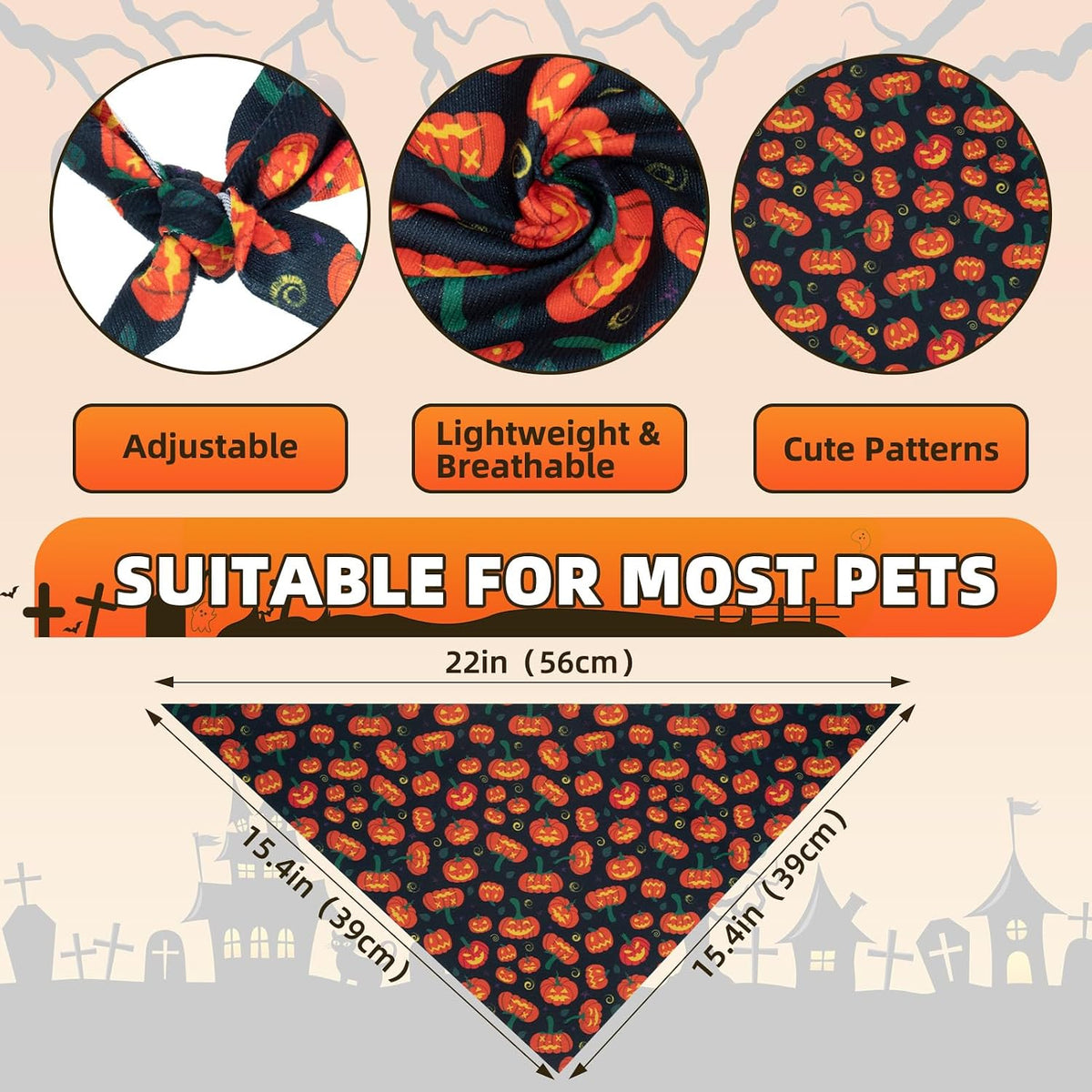 PAWCHIE Holiday Dog Bandanas 10 Packs - Holiday Style 2(10 Pcs) - image 2