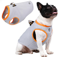 JUXZH Dog Cooling Vest, Evaporative Cooling Jacket Orange - Orange / Medium (Chest 20.5-24")