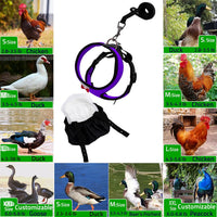 Adjustable Chicken Harness Diaper - Small / Purple - image 3