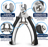Professional Pet Nail Trimmers and Clippers for Large Dogs and Cats – Essentials for Dogs - Regular Trimmer - image 3