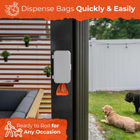 PEXTER Dog Poop Bag Dispenser - Gray - image 4