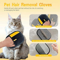 Pet Hair Removal Glove, Electrostatic Pet Hair Remover Gloves for Dogs Cats, Reusable Washable Remover for Bed Sheets Couch Clothes Carpet Car Seat(1PC)
