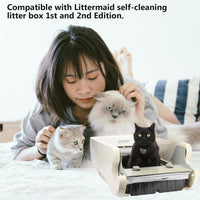 40 Litter Box Liners with a Permanent Waste Receptacle Compatible - For Littermaid 1St/2nd Edition Litter Box - image 2
