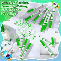 Janlaugh washable markers bulk pack of 24 broad line markers with conical tips - view 30