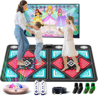 Flannel Dance Mat, 2-Player TV Game, Christmas Gift for Kids