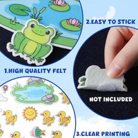 Windkream felt story pieces with fairy tale characters, animals and scene cutouts for flannel board - view 4