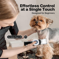 HEAPETS Dog Grooming Clippers, Low Noise, Electric Quiet - White - image 4